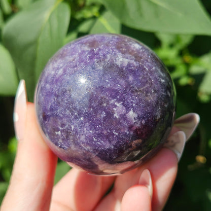 Unicorn stone sphere