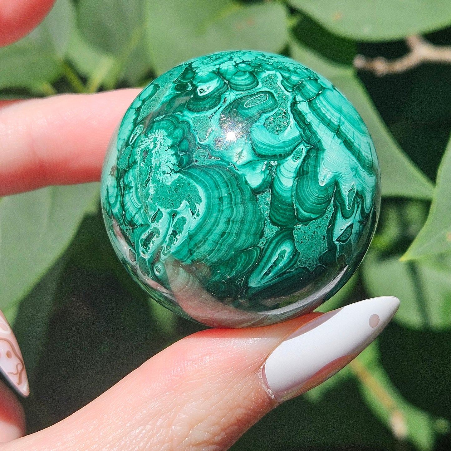 Malachite sphere