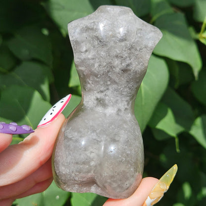 Thousand layer quartz goddess body