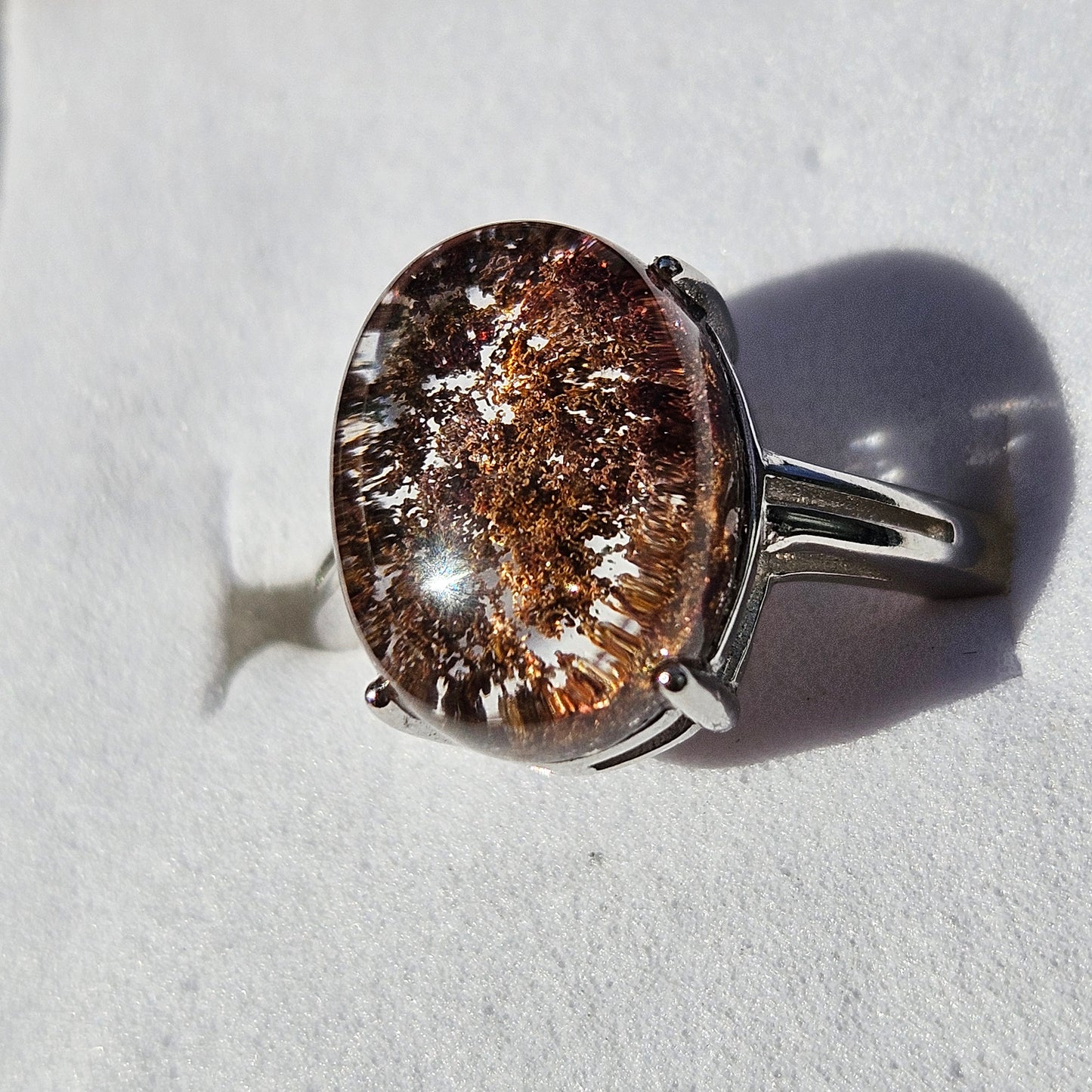 Garden quartz ring