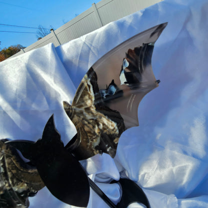 Volcanic agate bat (uv reactive)