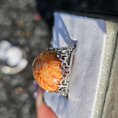 Corral fossil ring