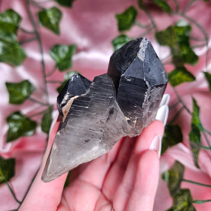 Smokey quartz cluster