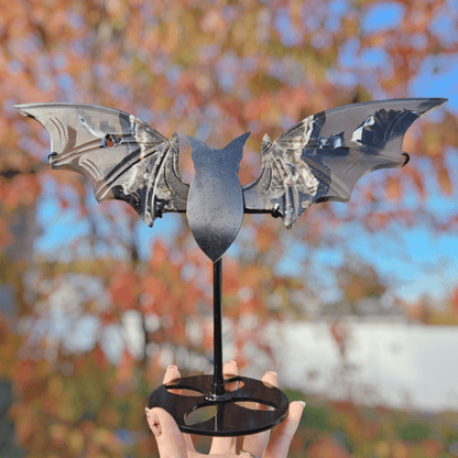 Volcanic agate bat (uv reactive)