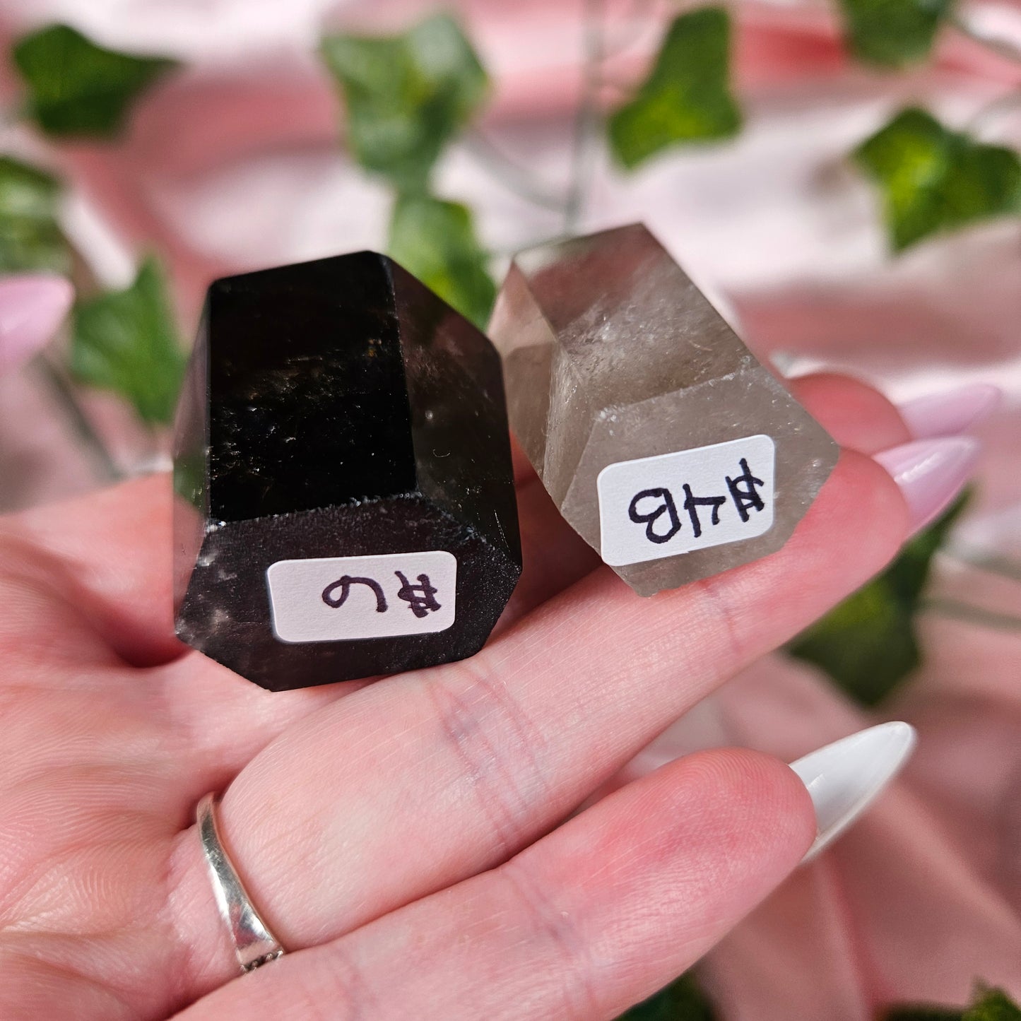 Smokey quartz tower
