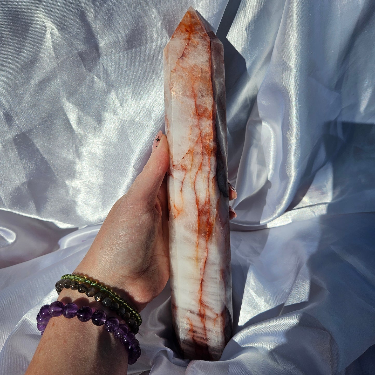 Fire quartz statement tower