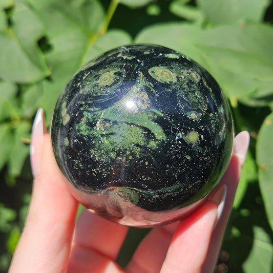 Kombaba jasper sphere
