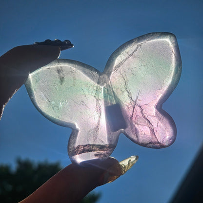 Fluorite 3D butterfly