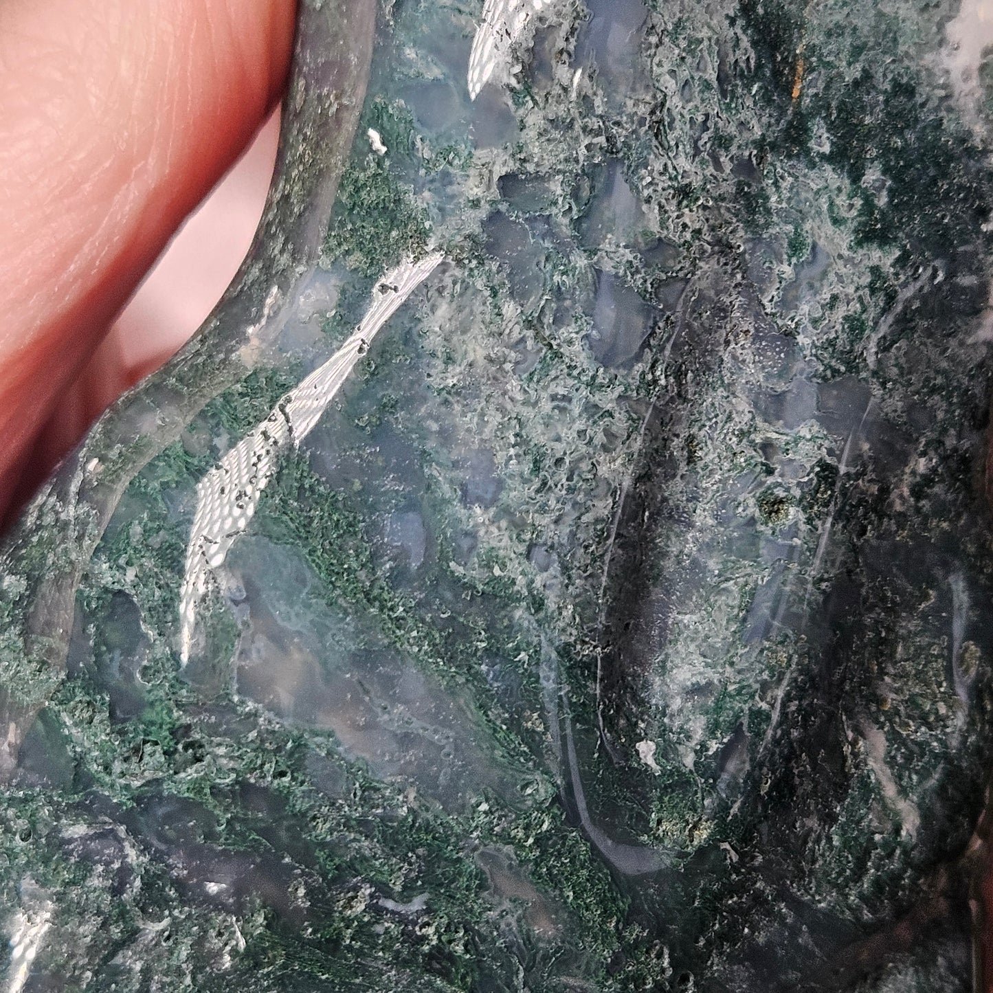Moss agate statement godess body