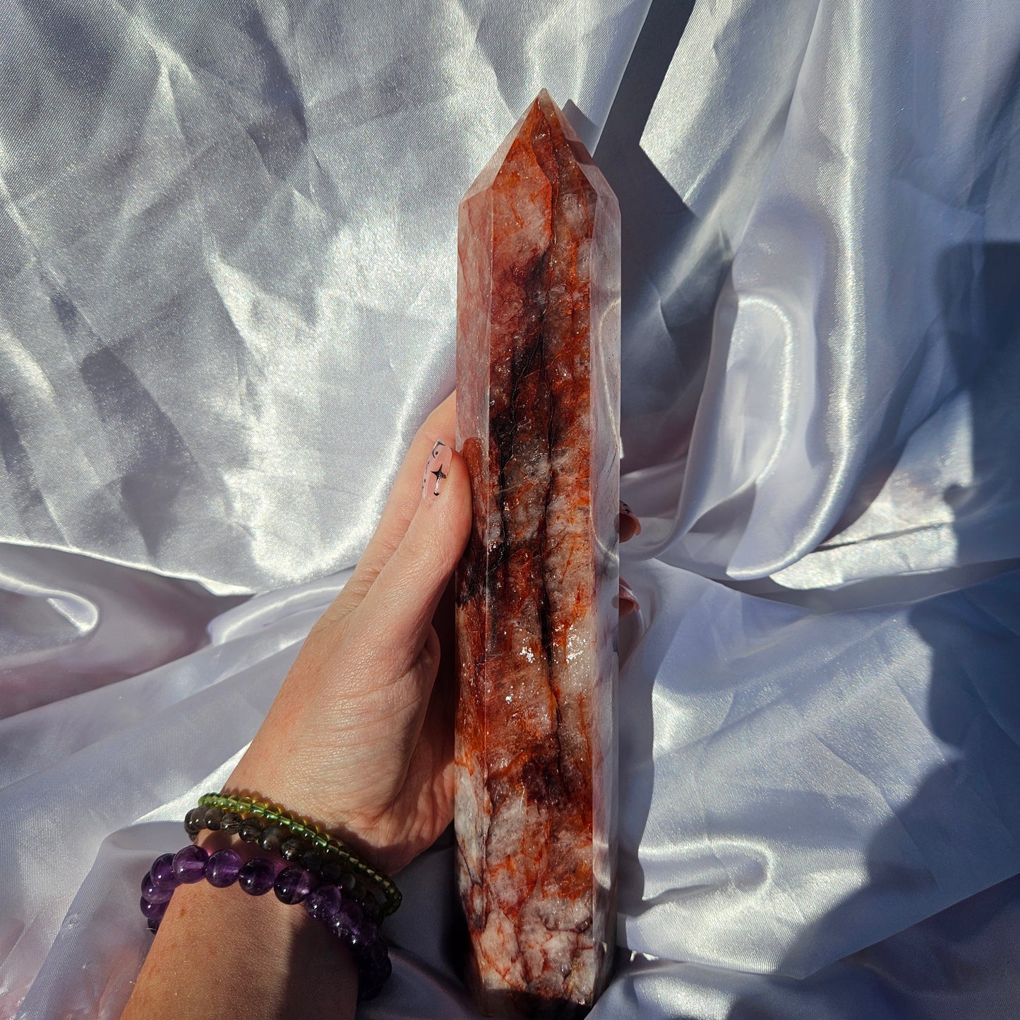 Fire quartz statement tower