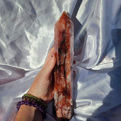 Fire quartz statement tower