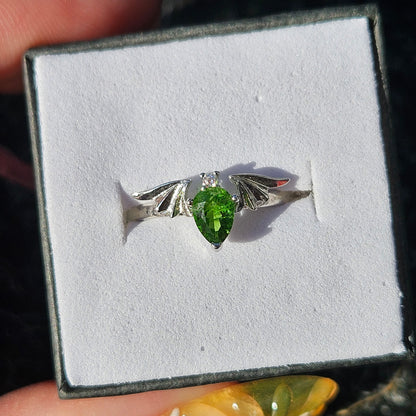 Diopside ring