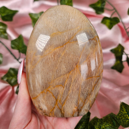 Peach moonstone freeform