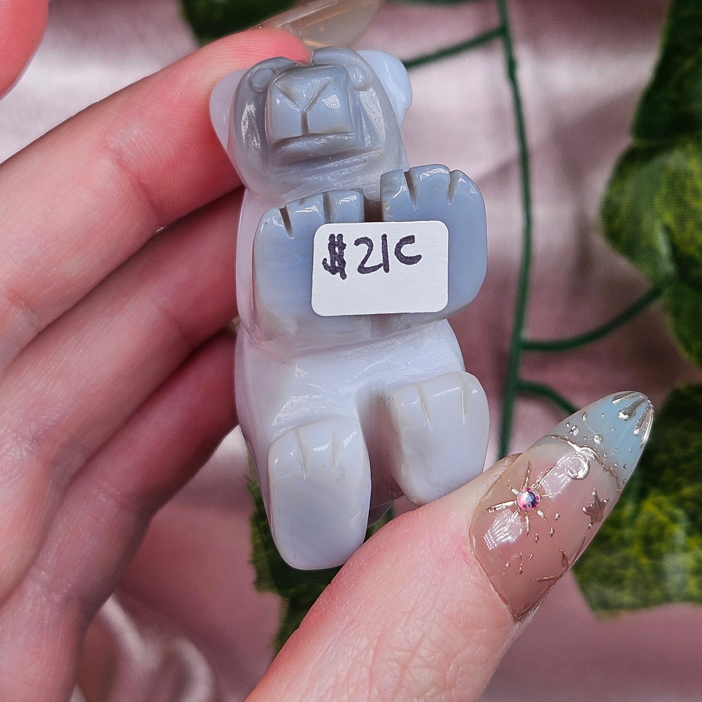 Druzy agate bear 🐻
