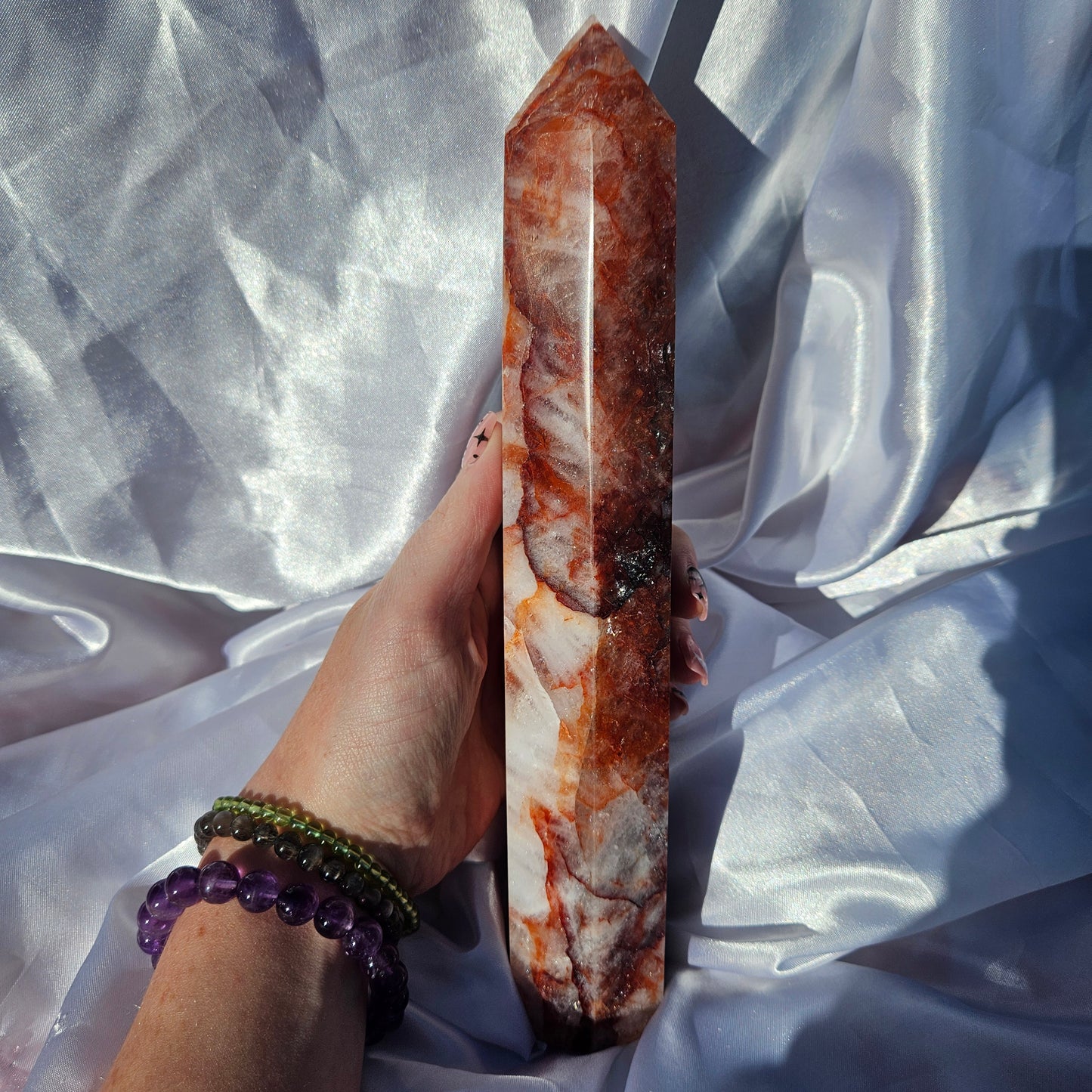 Fire quartz statement tower