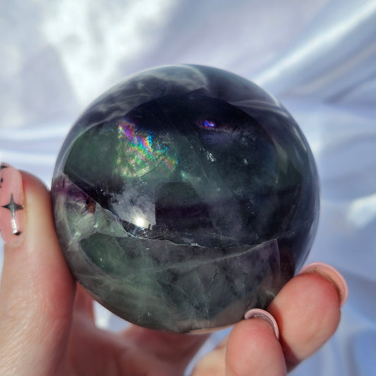 Fluorite sphere