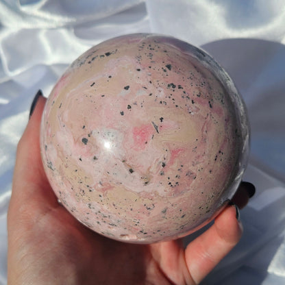 Rhodonite sphere