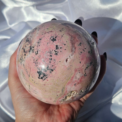 Rhodonite sphere