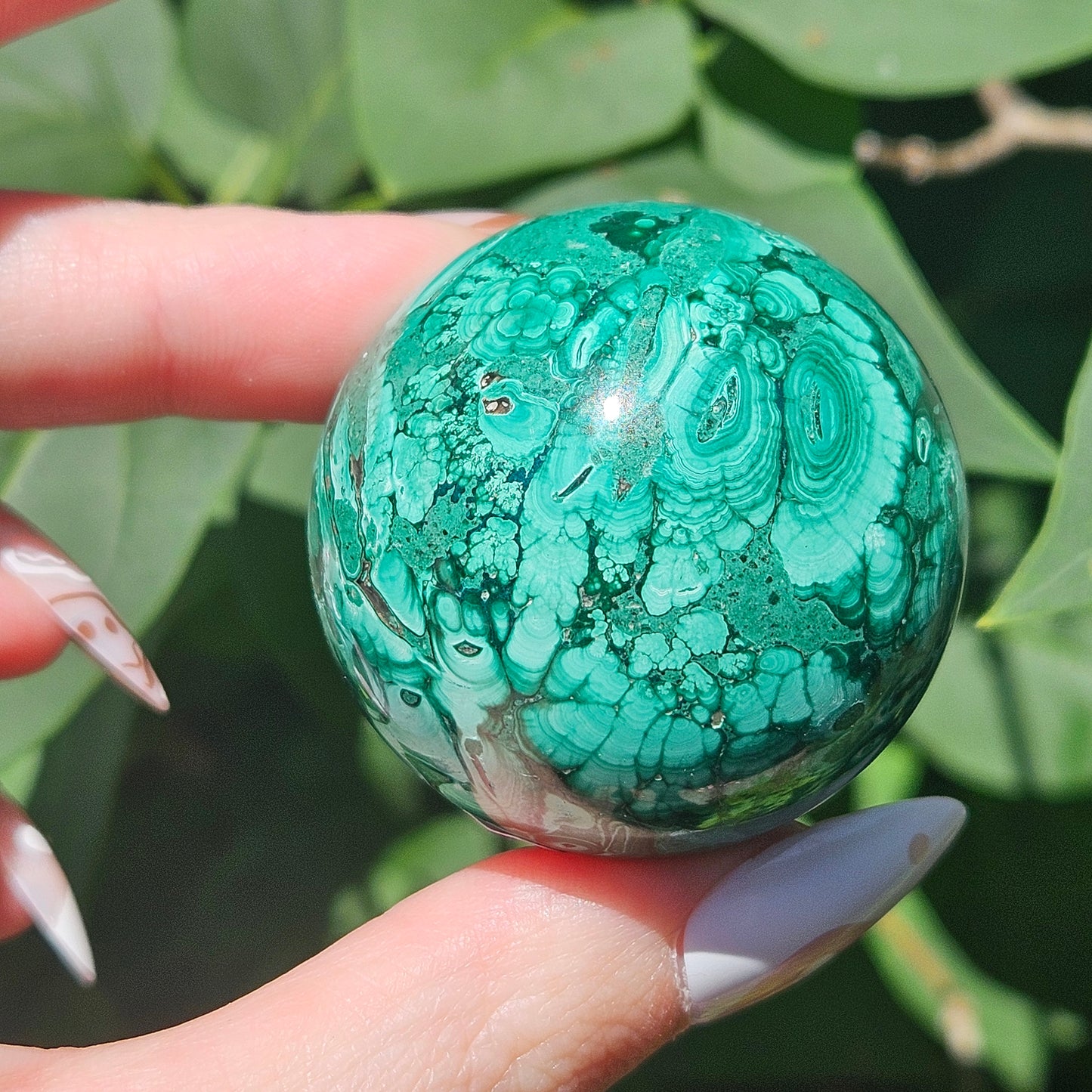 Malachite sphere