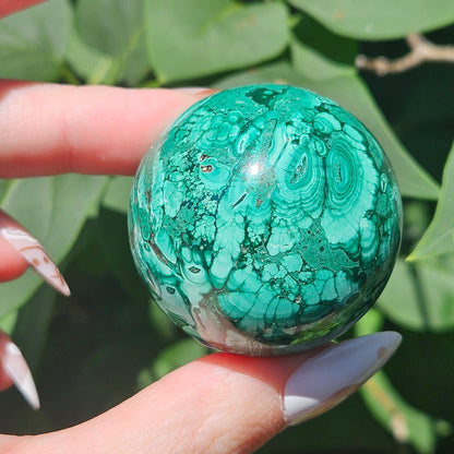 Malachite sphere