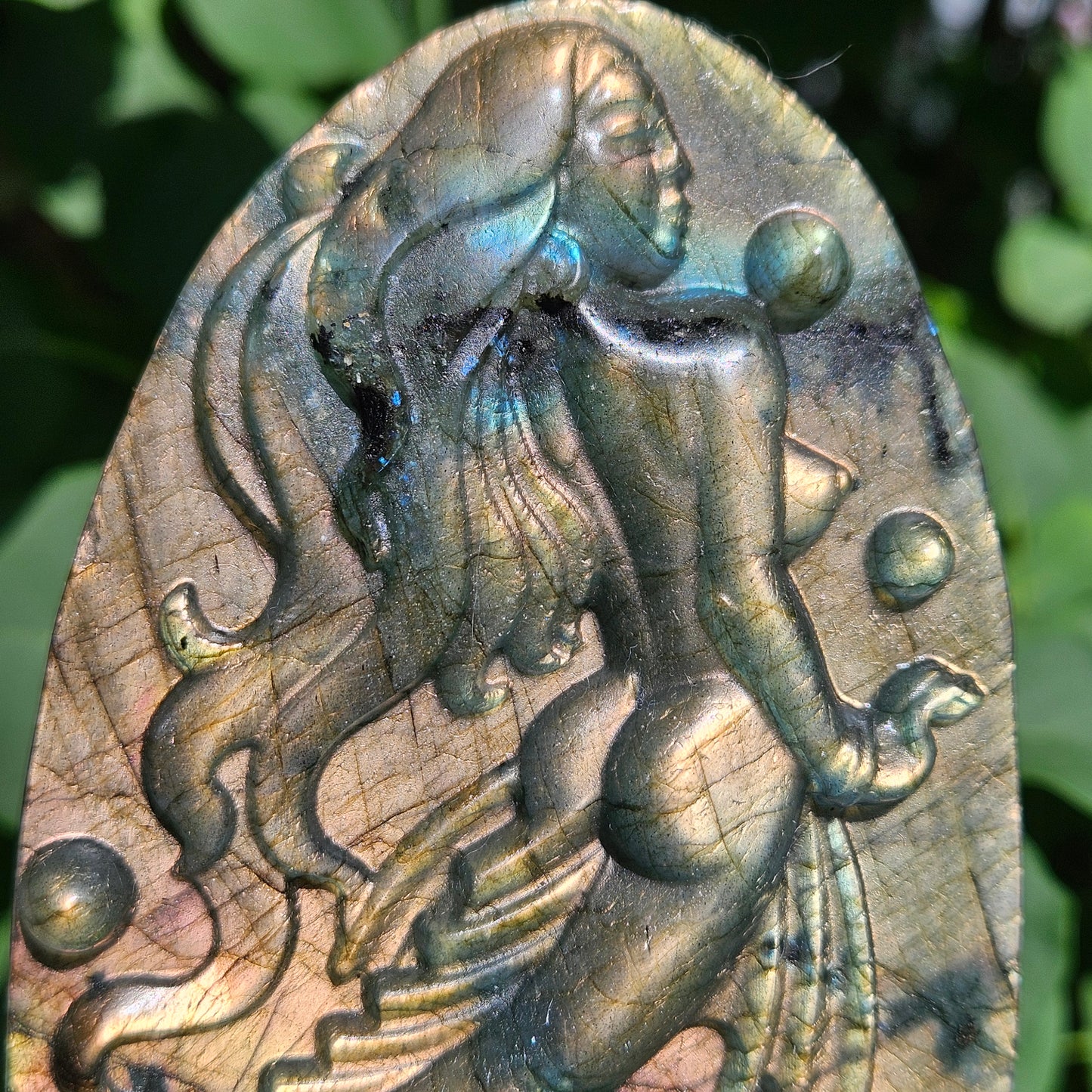 Labradorite statement piece
