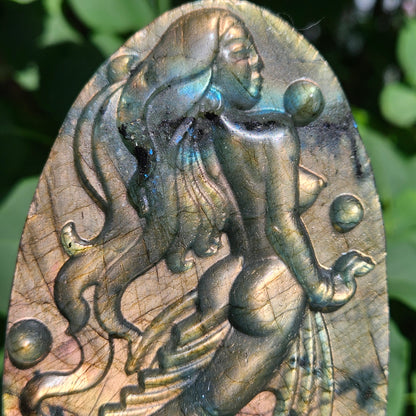 Labradorite statement piece