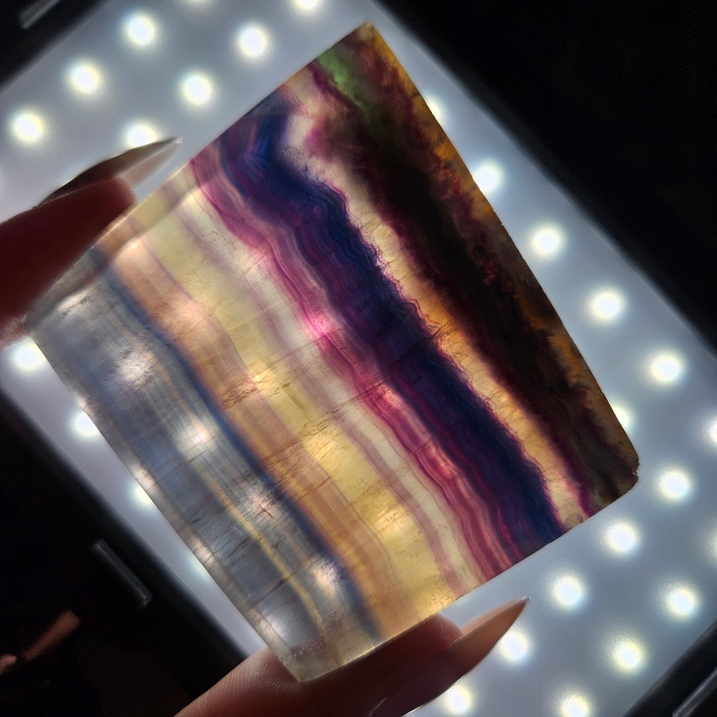 Fluorite slab