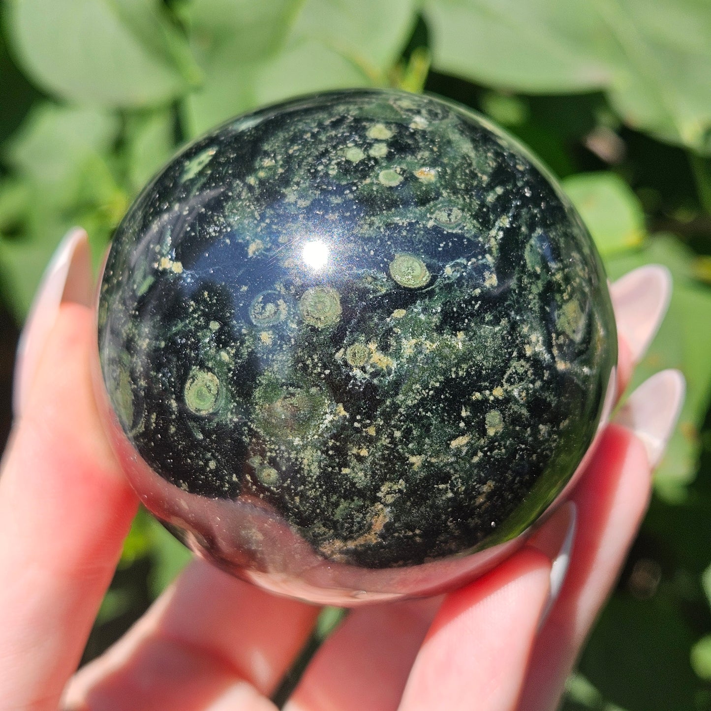 Kombaba jasper sphere