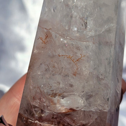 Dendritic fire quartz tower