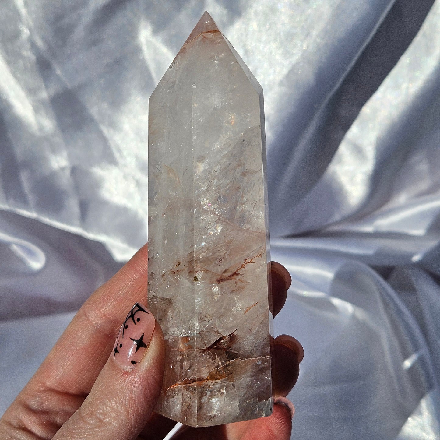 Dendritic fire quartz tower