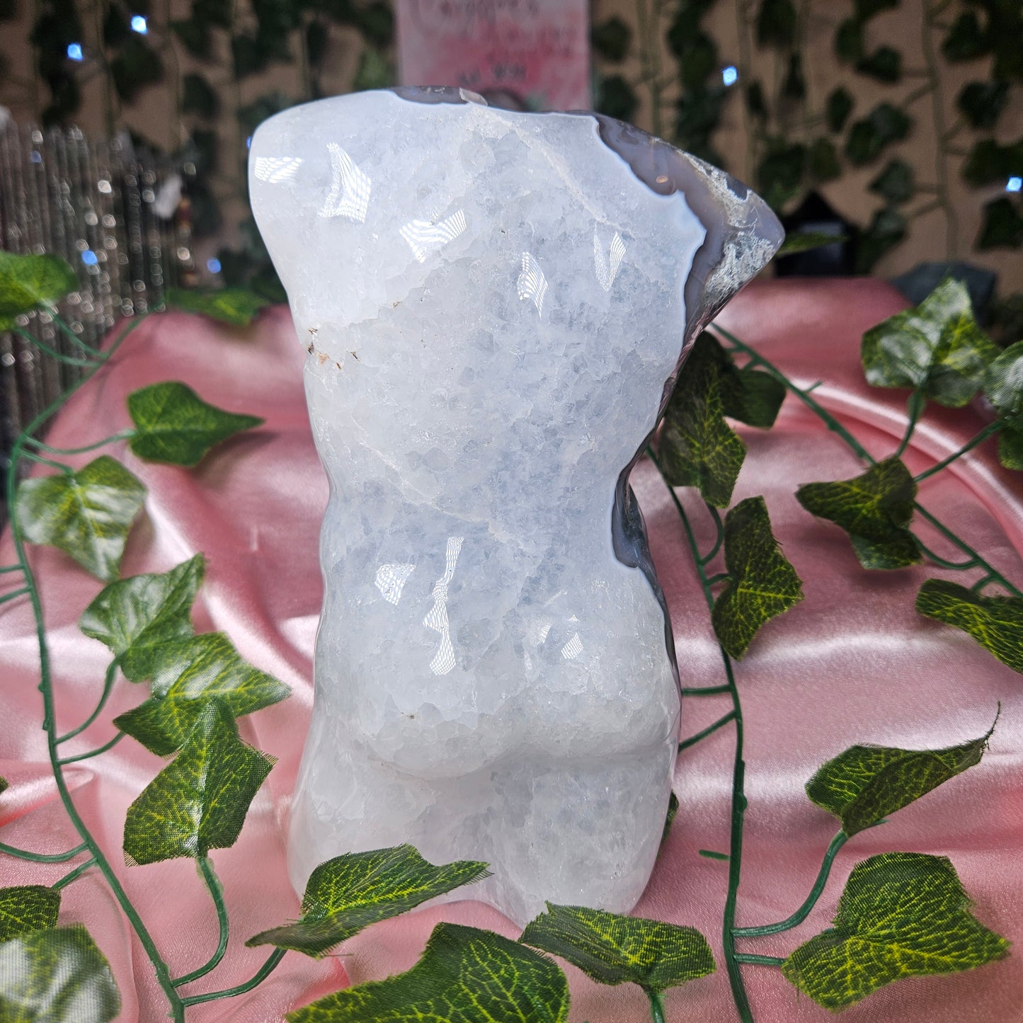 Moss agate statment Hunk
