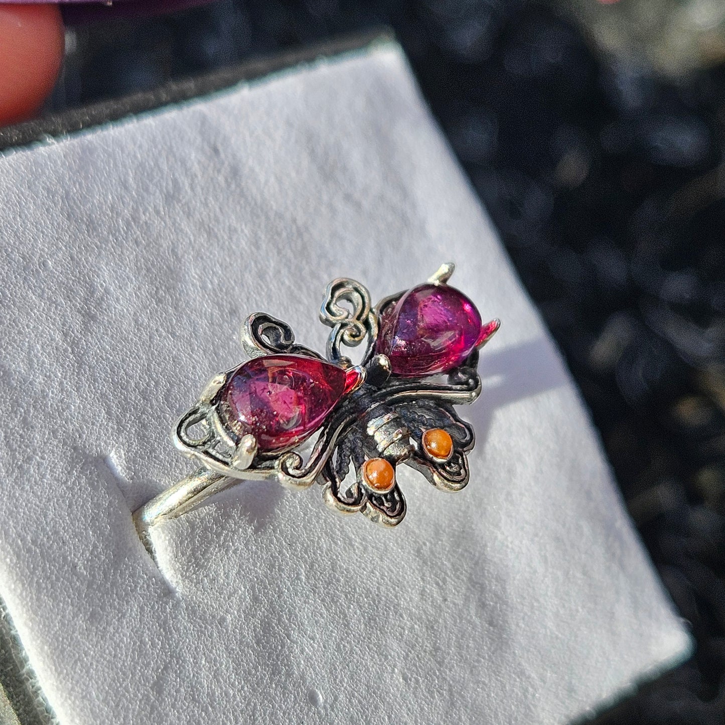 Garnet ring