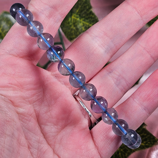 Blue fluorite bracelet
