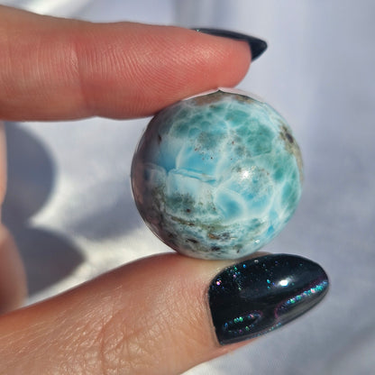 Larimar mini sphere