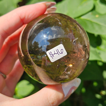 Smokey quartz sphere