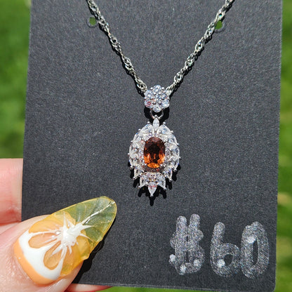 Garnet pendent