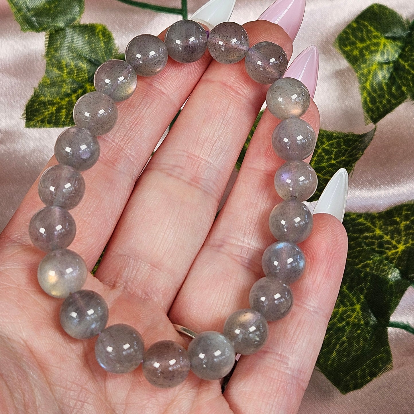 Sunset flash labradorite bracelet