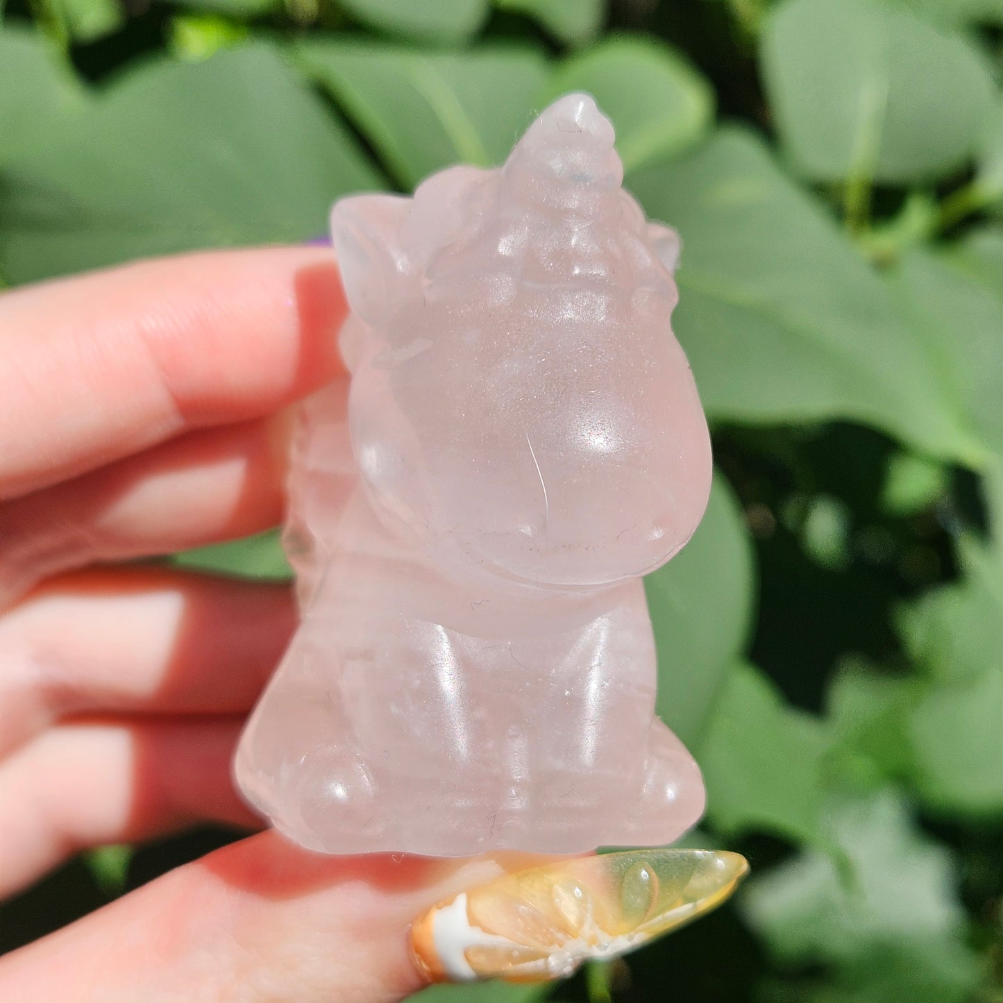 Rose Quartz unicorn