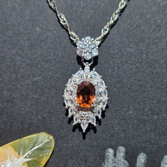 Garnet pendent