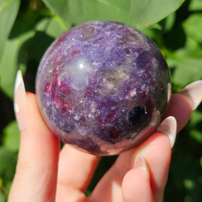 Unicorn stone sphere