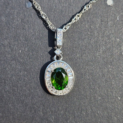 Green tourmaline pendent