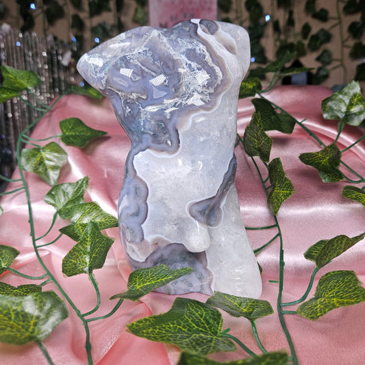 Moss agate statment Hunk