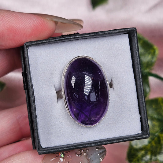 Amethyst ring size 9