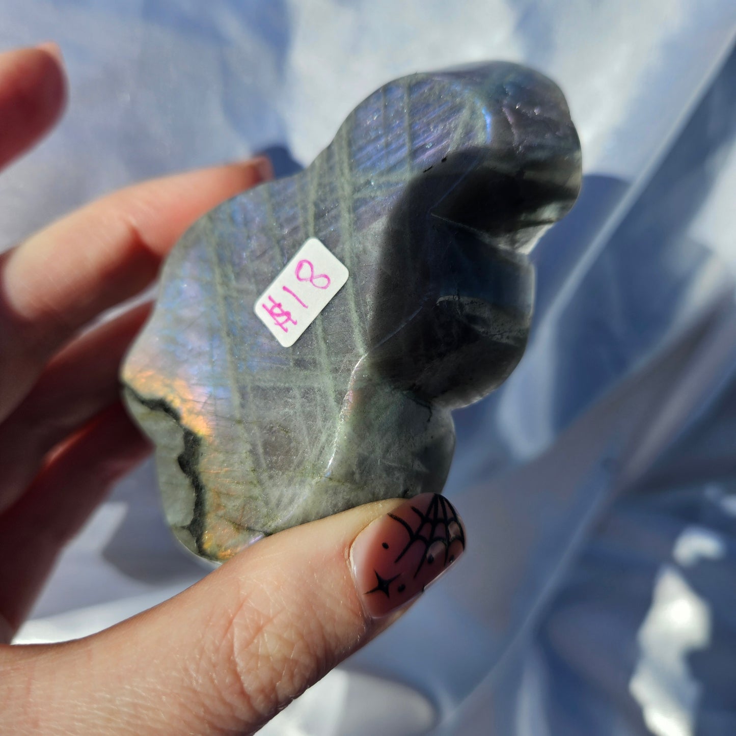 Purple Labradorite cloud bowl