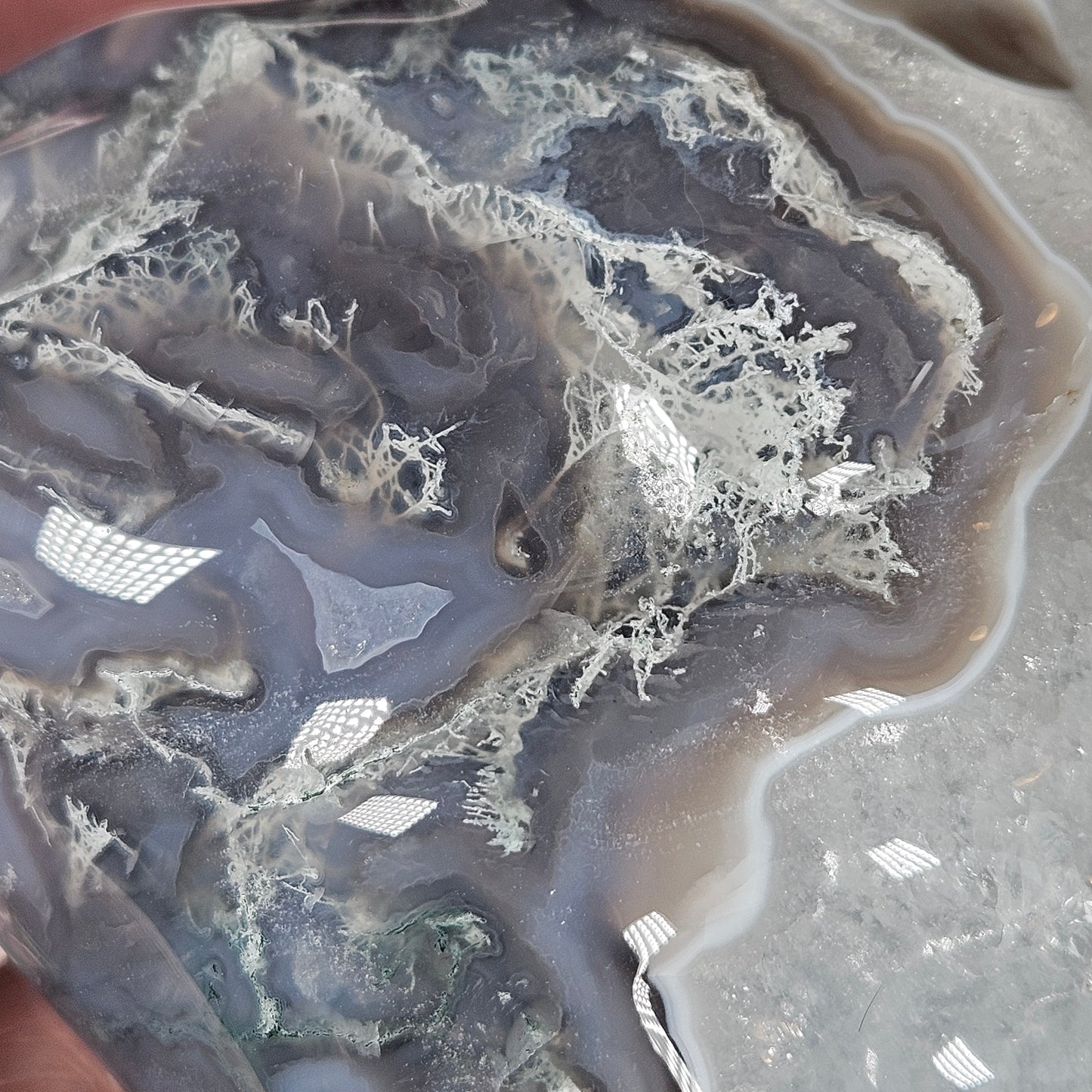 Moss agate statment Hunk
