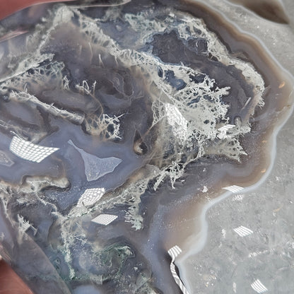 Moss agate statment Hunk