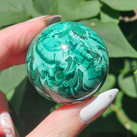 Malachite sphere