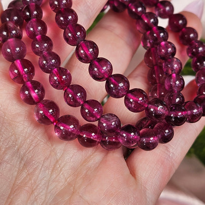 Pink fluorite bracelet
