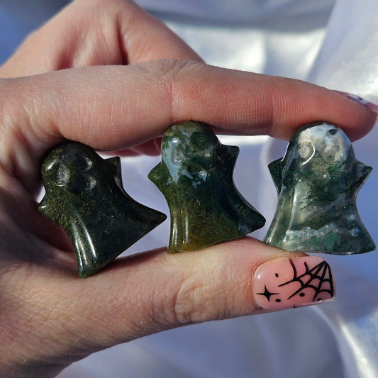Moss agate ghost