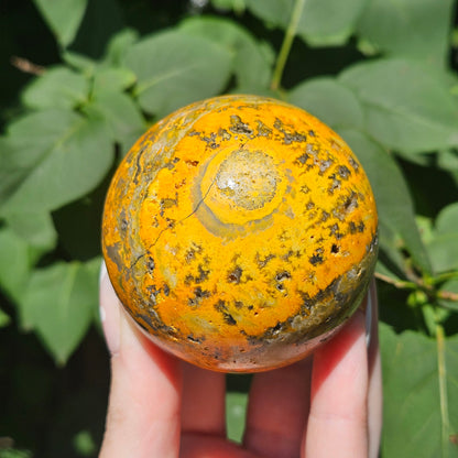 Bumblebee jasper sphere